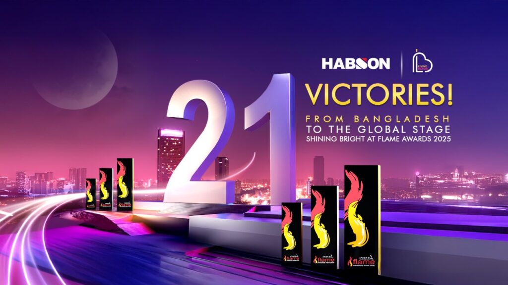 Big Win for Bangladesh: Habson Communication & Living Brands bags 21 awards at FLAME SEA 2025